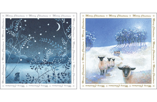 This Christmas Greeting Cards - Sheep - Multi Pack Of Six is a Greeting Card priced at £ 5.99 from Made To Be Treasured range. Produced by Heart Of Garden for excellent quality