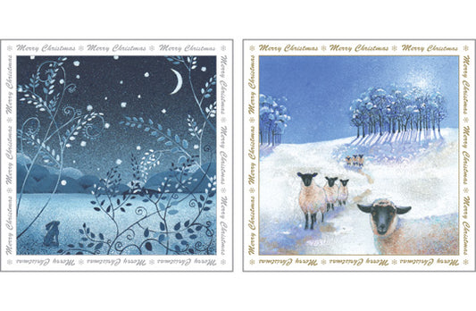 This Christmas Greeting Cards - Sheep - Multi Pack Of Six is a Greeting Card priced at £ 5.99 from Made To Be Treasured range. Produced by Heart Of Garden for excellent quality