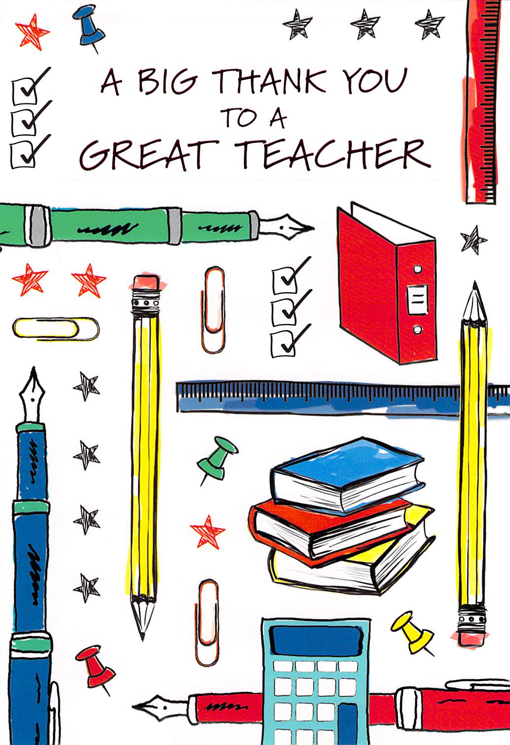 This Thank You Teacher - Stationary - Greeting Card - Free Postage is a priced at £ 1.99 from Made To Be Treasured range. Produced by Made To Be Treasured for excellent quality