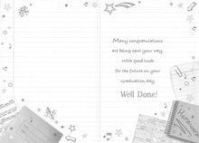 Load image into Gallery viewer, Congratulations On Your Graduation - Greeting Card - Journal - Free Postage
