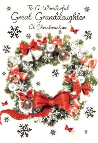 This Christmas (Great-Granddaughter) - Greeting Card - Multi Buy Discount - Free P&P is a Greeting Card priced at £ 1.79 from Made To Be Treasured range. Produced by Generic for excellent quality