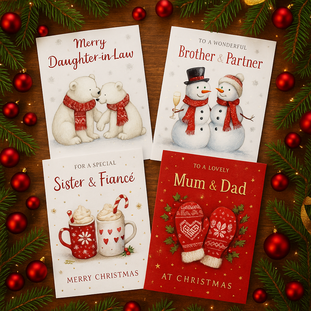 Christmas Couple Cards - Perfect for Husband & Wife, Partners