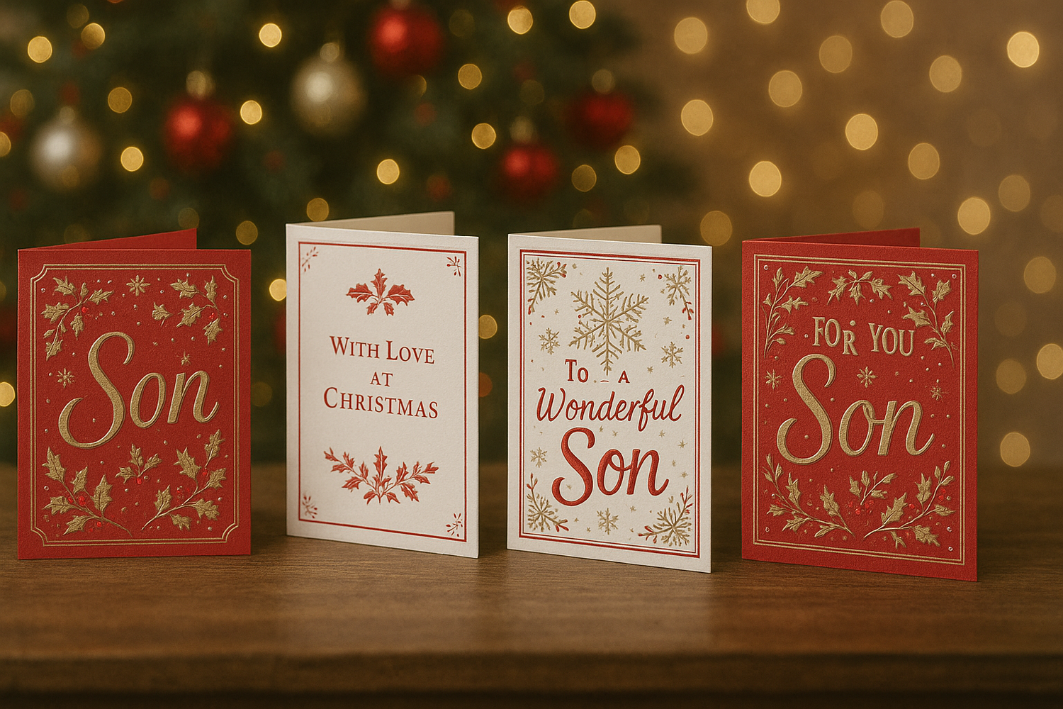 Christmas Cards for Son – Thoughtful & Fun Designs