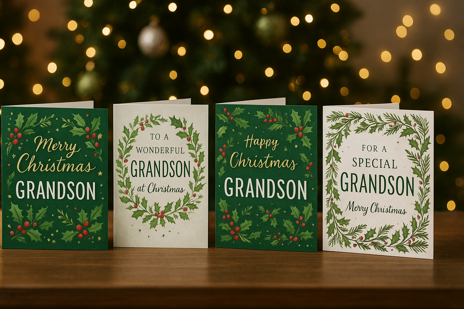 Christmas Cards for Grandson – Cute & Festive Designs