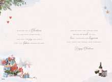 Load image into Gallery viewer, ICG Son &amp; Fiancee Christmas Card, 15x23cm, Full Colour Insert
