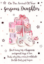 Load image into Gallery viewer, Birth - Baby Girl Card - Multibuy - Free Postage
