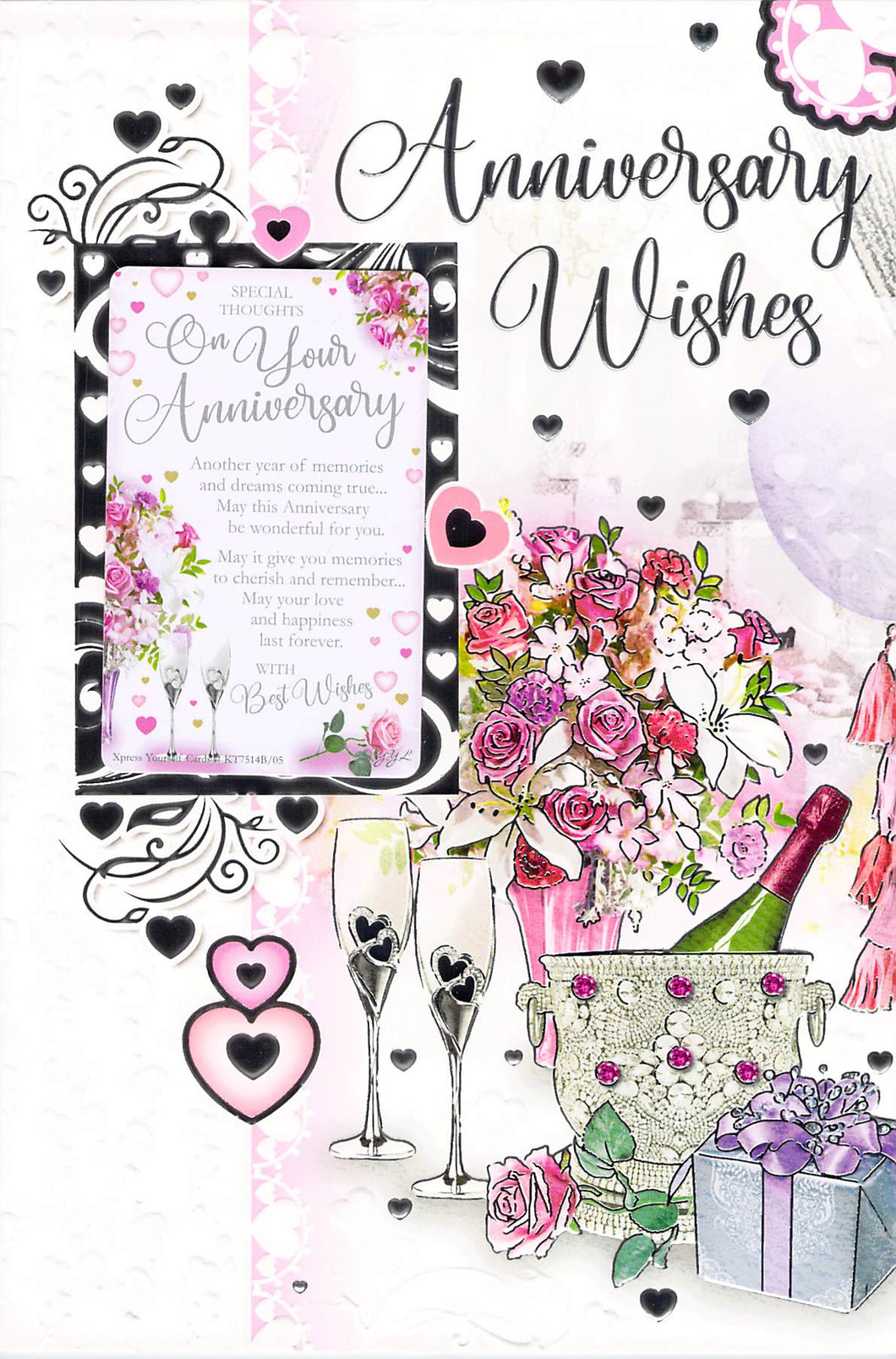 Anniversary - On Your Anniversary Card - Multibuy - Free Postage