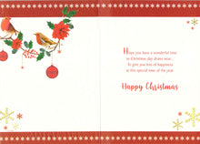 Load image into Gallery viewer, Mum &amp; Dad - Robins Christmas Greeting Card - Multi Buy - Free Postage
