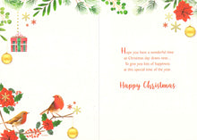 Load image into Gallery viewer, Mum &amp; Dad - Robins Christmas Greeting Card - Multi Buy - Free Postage
