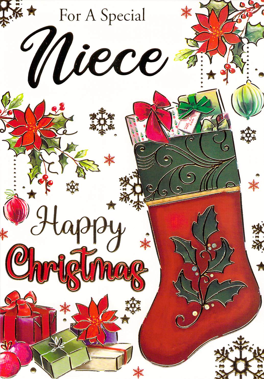 Niece - Christmas Card - Multi Buy - Free Postage