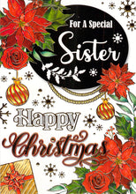 Load image into Gallery viewer, Sister - Christmas Card - Multi Buy - Free Postage
