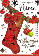 Load image into Gallery viewer, Niece - Christmas Card - Multi Buy - Free Postage
