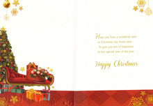 Load image into Gallery viewer, For a Special Cousin, Christmas Card with Sleigh and Presents
