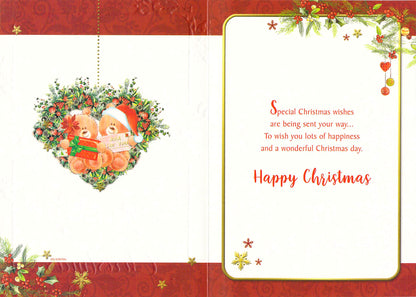 Niece And Partner - Christmas Card - Multi Buy - Free Postage