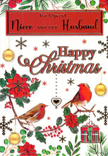 Load image into Gallery viewer, Niece And Husband - Christmas Card - Multi Buy - Free Postage
