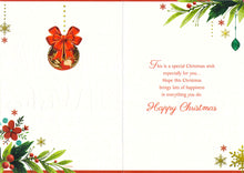 Load image into Gallery viewer, Sister And Family - Christmas Card - Floral - Multi Buy - Free Postage
