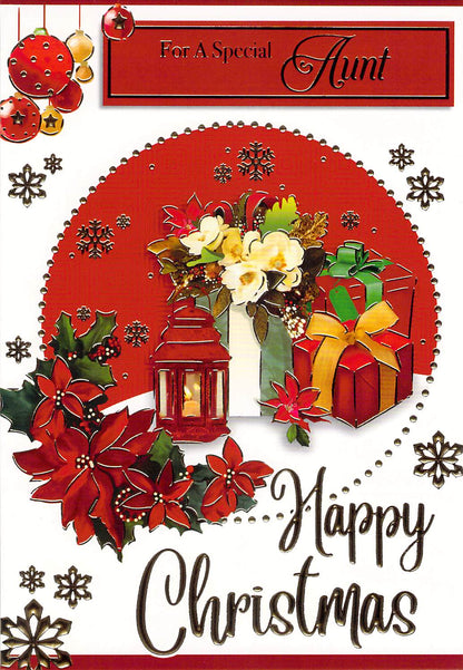 Aunt - Christmas Card - Multi Buy - Free Postage