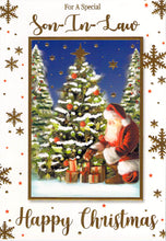 Load image into Gallery viewer, Son In Law - Christmas Card - Santa - Multi Buy - Free Postage
