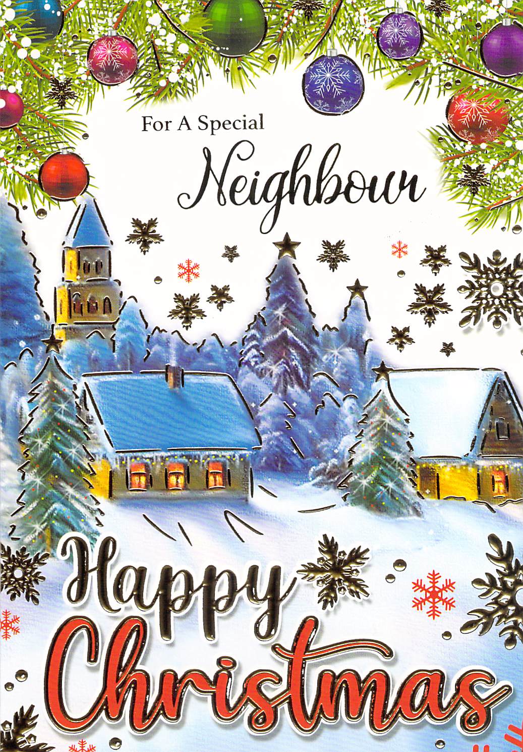 Neighbour - Christmas Card - Multi Buy - Free Postage