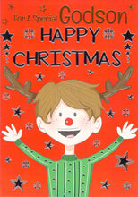 Load image into Gallery viewer, Godson - Christmas Card - Multi Buy - Free Postage
