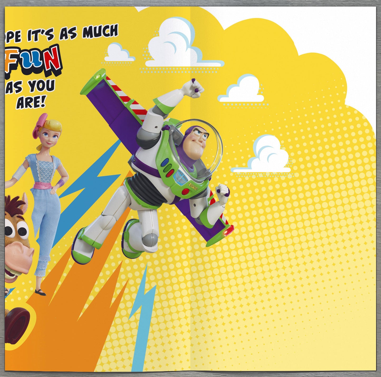 Disney Pixar Toy Story Birthday Card – Woody, Jessie, Buzz Lightyear & Friends