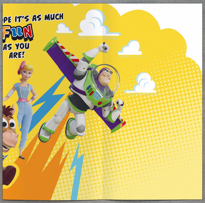 Disney Pixar Toy Story Birthday Card – Woody, Jessie, Buzz Lightyear & Friends