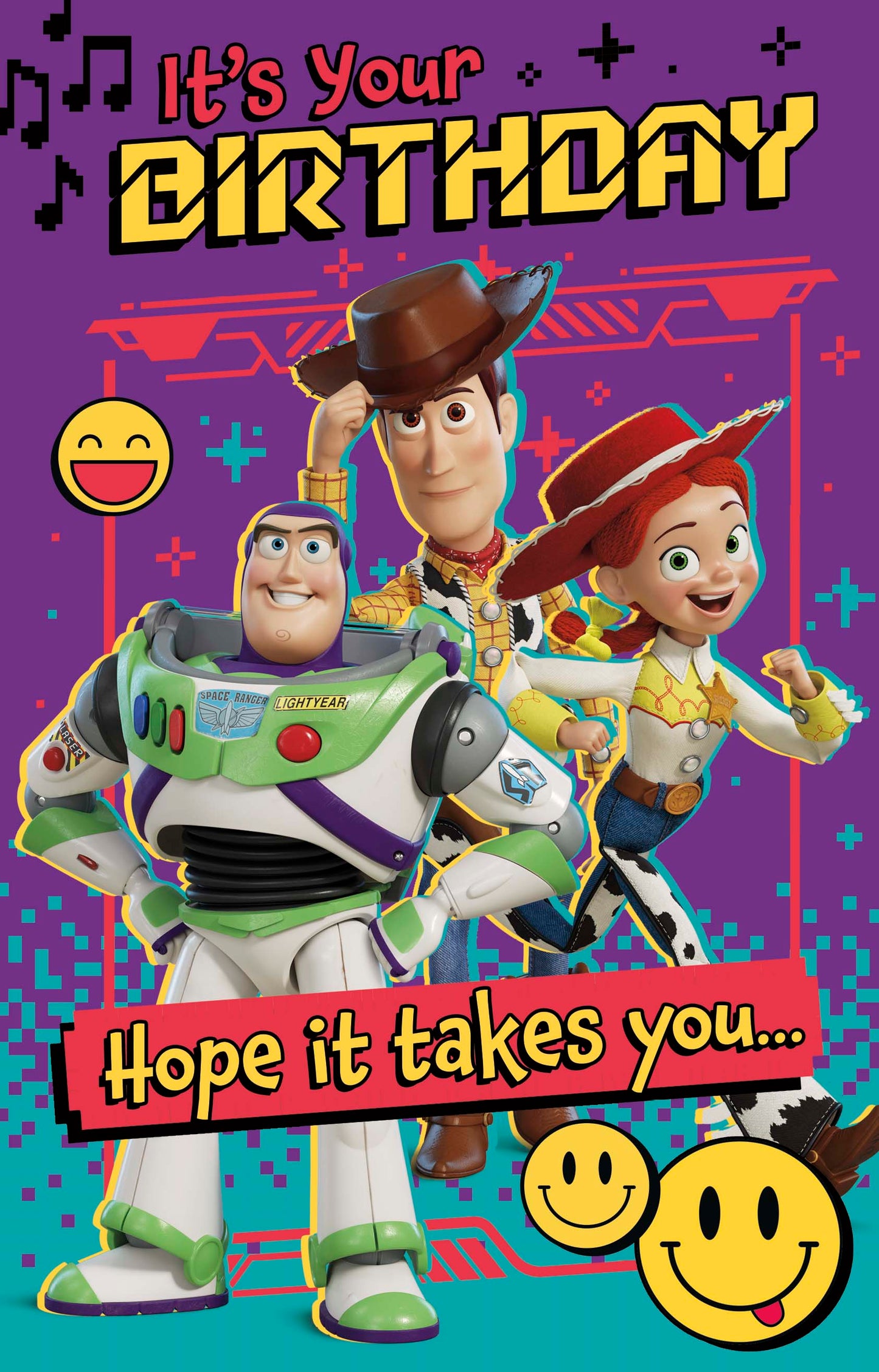 Disney Toy Story 3D Pop Up Birthday Card – Buzz Lightyear Infinity & Beyond