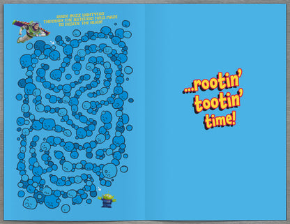 Toy Story 5 Age 6 Birthday Card with Maze Activity Inside | Disney Pixar