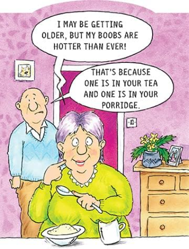 This Hot Boobs Humour Greeting Card - Birthday and All Occassions is a priced at £ 3.45 from Made To Be Treasured range. Produced by Paperlink for excellent quality