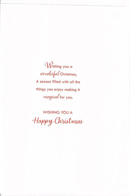 Wonderful Daughter & Son-in-Law Christmas Card – Festive Winter Scene Greeting Card KingFisher Made To Be Treasured