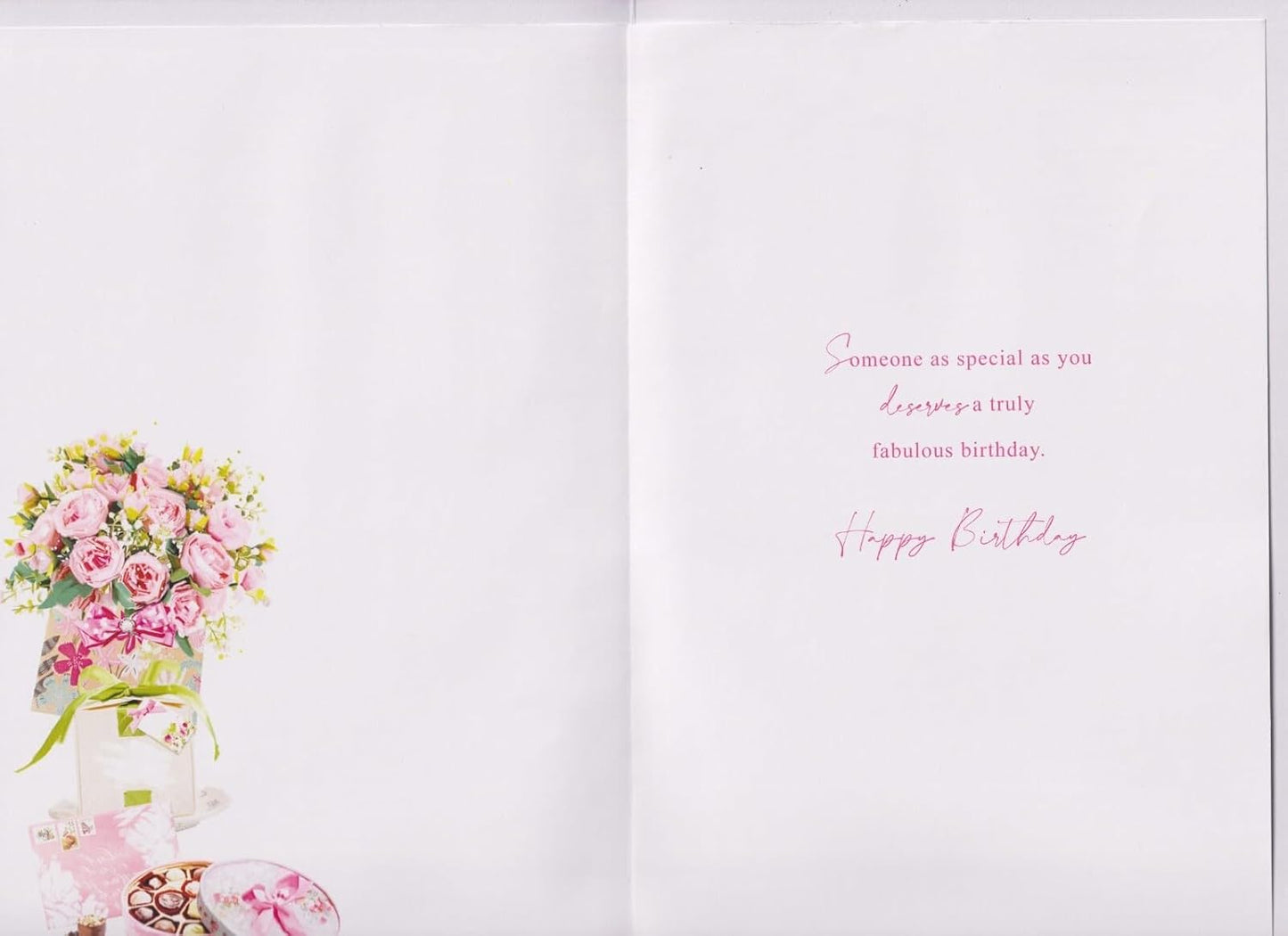 80th Birthday Card for a Special Friend – Floral Pink Birthday Card