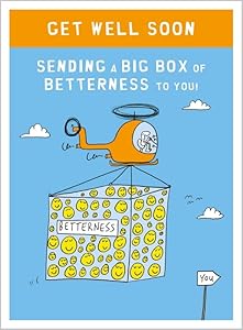 Abacus Cards Get Well Card - Harold's Planet Big Box of Betterness - Eco-Friendly and Recyclable