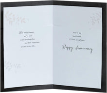 Load image into Gallery viewer, UK Greetings Husband Wedding Anniversary Card With Envelope - White Heart Design
