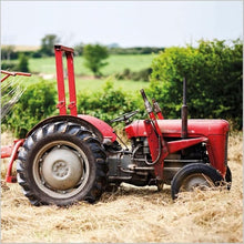 Load image into Gallery viewer, Abacus Blank/Birthday Card Red Vintage Tractor From the BBC Countryfile Range
