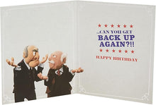 Load image into Gallery viewer, UK Greetings Disney Muppets Birthday Card For Him/Male/Friend With Envelope - Statler &amp; Waldorf Design
