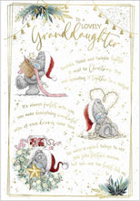 Load image into Gallery viewer, Me To You Bear Lovely Granddaughter Verse Christmas Card
