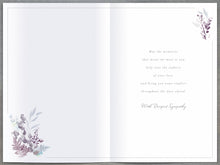 Load image into Gallery viewer, On The Loss of Your Husband Gold Foil Details Sympathy Card
