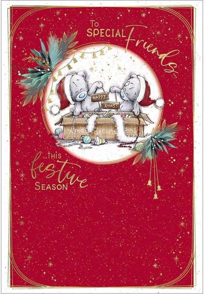 Me To You Bear To Special Friends Christmas Card