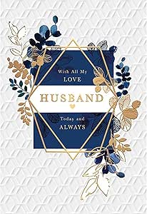 This Husband Love Card - Luxury Navy & Gold Geometric Design - Birthday Card is a Birthday Card priced at £ 4.05 from Made To Be Treasured range. Produced by UKG for excellent quality