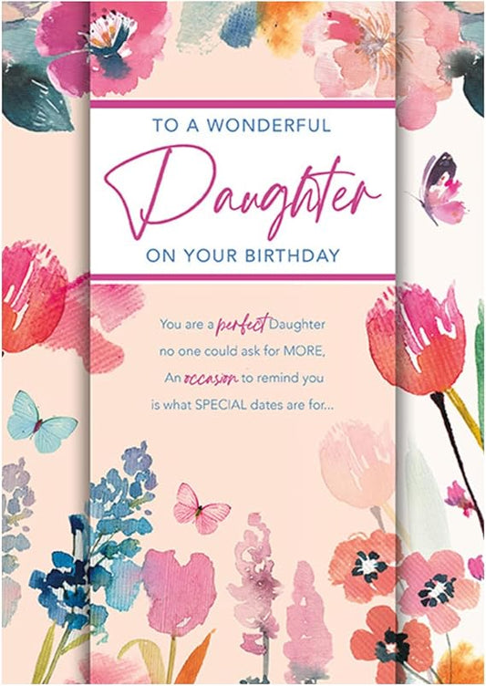 This Words & Wishes Birthday Card is a Greeting Card priced at £ 3.95 from Made To Be Treasured range. Produced by Words & Wishes for excellent quality