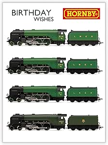 This Male Birthday Card for Him – General Card for Men/Boys – Hornby Railway Design – Vintage Thompson Class Steam Trains – Made in the UK – Eco-Friendly is a Greeting Card priced at £ 3.25 from Made To Be Treasured range. Produced by Abacus Cards for excellent quality