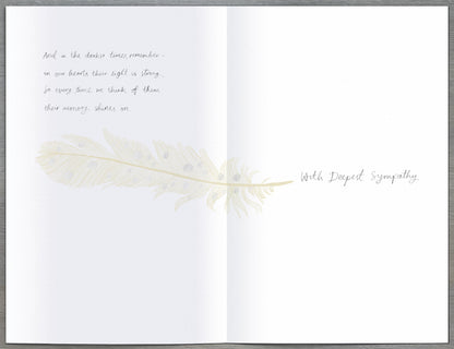 Sympathy Sorry for Your Loss Thinking of You Condolence Inspirational Card