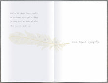 Load image into Gallery viewer, Sympathy Sorry for Your Loss Thinking of You Condolence Inspirational Card
