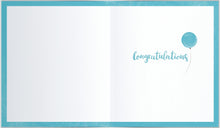 Load image into Gallery viewer, New Baby Boy Greeting Card - Blue Balloon
