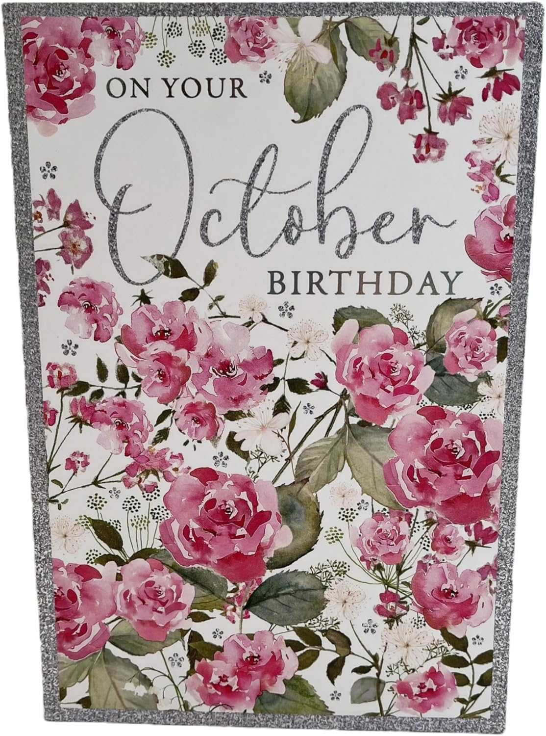 October Birthday Card – Floral Rose Design | Nigel Quinney Nigel Quinney Made To Be Treasured