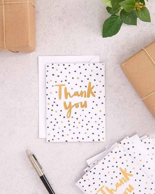This UK Greetings Multipack of 10 Thank You Cards for Him/Her/Friend - For Teacher/Gift Appreciation & Other Events - Spotty Designs is a Greeting & Note Cards priced at £ 3.75 from Made To Be Treasured range. Produced by UKG for excellent quality