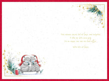 Load image into Gallery viewer, Me To You Tatty Teddy Christmas Card To My Wonderful Husband Romantic Card With Paper Insert 6x9ins - Official Collection
