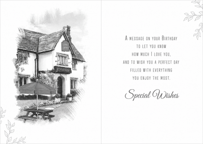To My Wonderful Partner On Your Birthday – Romantic Birthday Greeting Card