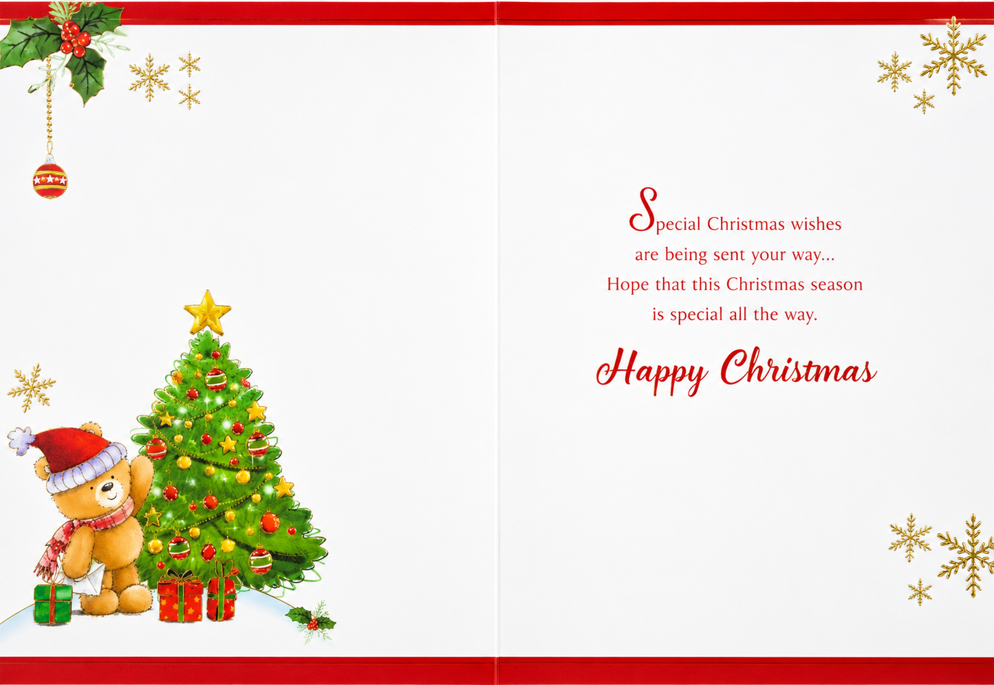 Husband - Christmas - Tree - Greeting Card