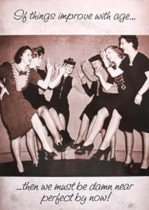 This Funny Near Perfect Birthday Card – Hilarious Improve With Age Greeting Card is a priced at £ 2.99 from Made To Be Treasured range. Produced by Made To Be Treasured for excellent quality